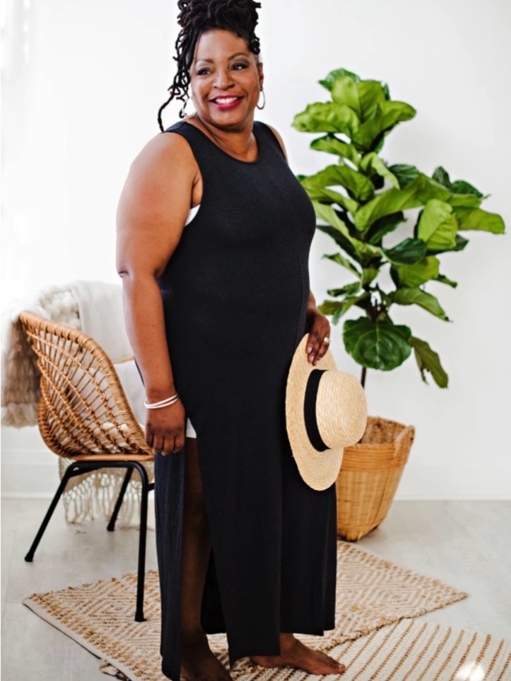 Essential Longline Modal Dress
